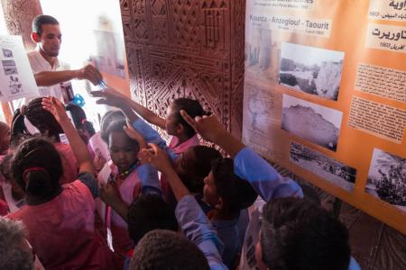 Dans les locaux de l'organisation CAPTERRE, à l'ancien  hôtel Oasis rouge à Timimoun (du 30 avril au 11 mai 2017)